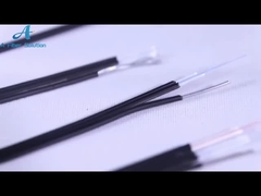 अनुकूलित आउटडोर FTTH ड्रॉप केबल G657A1 G657A2 टाइप ब्लैक कलर