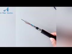 संचार के लिए आउटडोर सिंगल मोड फाइबर ऑप्टिक केबल एरियल 24 कोर