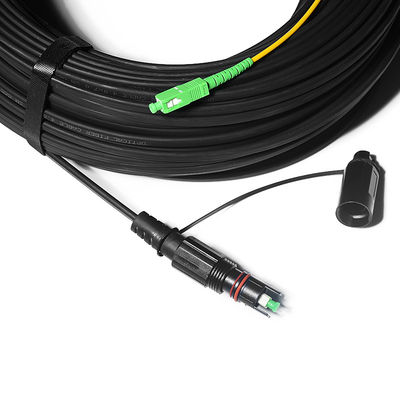 गुणवत्ता  Fiber Optic FTTH Solution Cable Waterproof With IPSC APC H Connector फैक्टरी