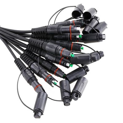 सिंगल ट्यूब सिंगलमोड FTTH सॉल्यूशन केबल OptiTap टू SC APC जम्पर टाइप