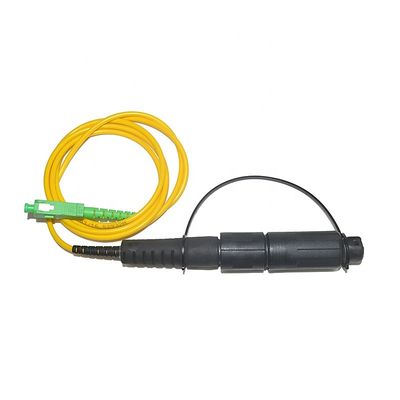 IP68 वाटरप्रूफ FTTH सॉल्यूशन, ऑप्टिटैप कनेक्टर के साथ फाइबर ऑप्टिक SC APC पैच कॉर्ड