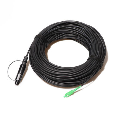 OptiTap SC फाइबर पैच कॉर्ड सिंगल G657A1 3.0mm वाटरप्रूफ आउटडोर के लिए
