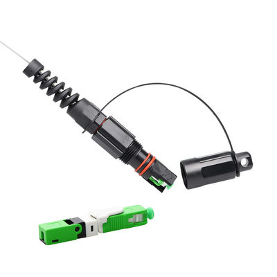 IP68 FTTH सॉल्यूशन, SC APC फील्ड माउंट कॉर्निंग ऑप्टिटैप कनेक्टर