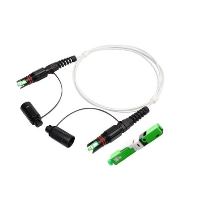 IP68 FTTH सॉल्यूशन, SC APC फील्ड माउंट कॉर्निंग ऑप्टिटैप कनेक्टर