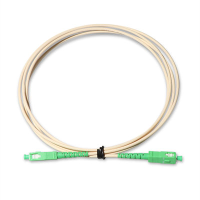 FTTH सिस्टम के लिए SC APC फाइबर केबल पैच कॉर्ड 2mm सिंगल मोड सिम्पलेक्स