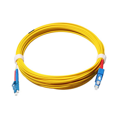 FTTH सिस्टम के लिए SC APC फाइबर केबल पैच कॉर्ड 2mm सिंगल मोड सिम्पलेक्स