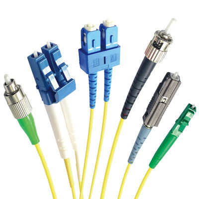 FTTH सिस्टम के लिए SC APC फाइबर केबल पैच कॉर्ड 2mm सिंगल मोड सिम्पलेक्स