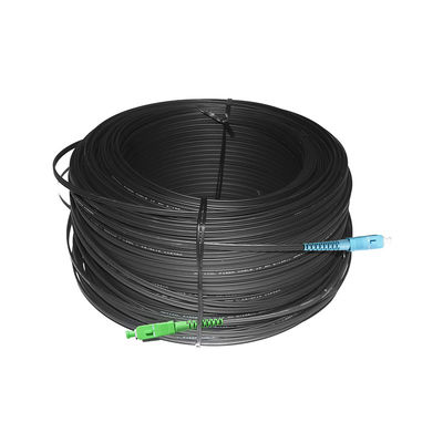 SC UPC SC APC फाइबर केबल पैच कॉर्ड, जम्पर FTTH आउटडोर ड्रॉप केबल G657A