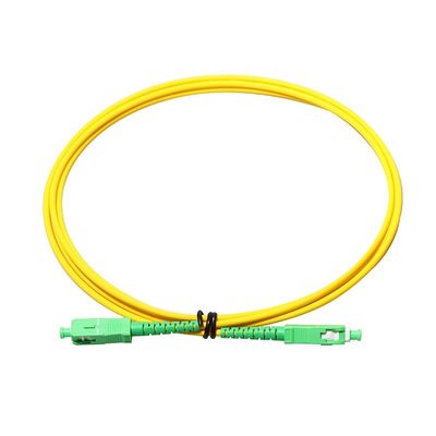 SC APC - SC APC फाइबर केबल पैच कॉर्ड सिंगल मोड G657A 9/125 सिम्पलेक्स डुप्लेक्स