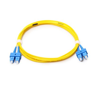 SC APC - SC APC फाइबर केबल पैच कॉर्ड सिंगल मोड G657A 9/125 सिम्पलेक्स डुप्लेक्स