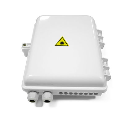 FTTH 16 कोर डिस्ट्रीब्यूशन बॉक्स, प्लास्टिक फाइबर ऑप्टिक स्प्लिसिंग बॉक्स IP66 वाटरप्रूफ