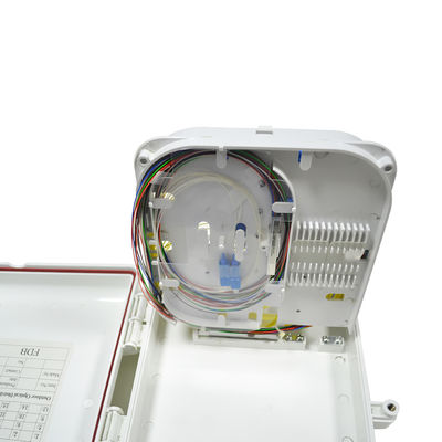 FTTH 16 कोर डिस्ट्रीब्यूशन बॉक्स, प्लास्टिक फाइबर ऑप्टिक स्प्लिसिंग बॉक्स IP66 वाटरप्रूफ