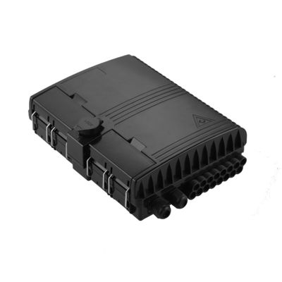 IP65 फाइबर ऑप्टिक टर्मिनल बॉक्स, FTTH ड्रॉप केबल बॉक्स ब्लैक कलर