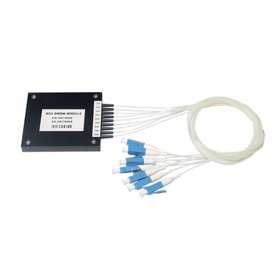 WDM नेटवर्क सिस्टम के लिए 1X2 FWDM DWDM फाइबर ऑप्टिक स्प्लिटर 3 पोर्ट 100G 200G