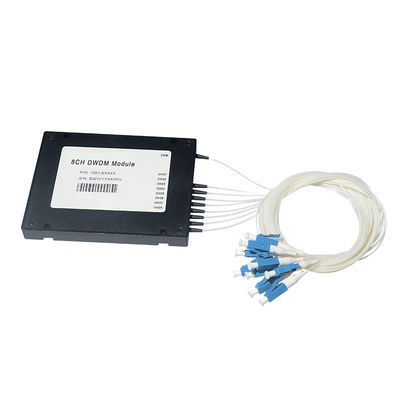 WDM नेटवर्क सिस्टम के लिए 1X2 FWDM DWDM फाइबर ऑप्टिक स्प्लिटर 3 पोर्ट 100G 200G