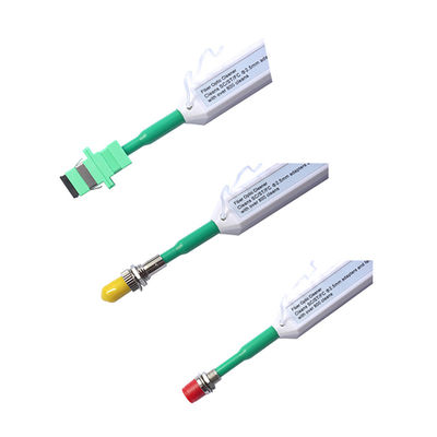 SC ST FC कनेक्टर के लिए FTTH पोर्टेबल 2.5mm फाइबर केबल एक्सेसरीज क्लीनर पेन टाइप