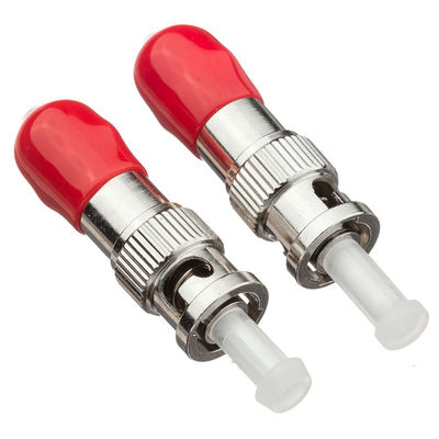 FTTH के लिए 6dB 7dB 10dB फाइबर ऑप्टिकल एटेन्यूएटर ST पुरुष से महिला