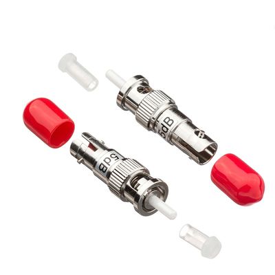 FTTH के लिए 6dB 7dB 10dB फाइबर ऑप्टिकल एटेन्यूएटर ST पुरुष से महिला