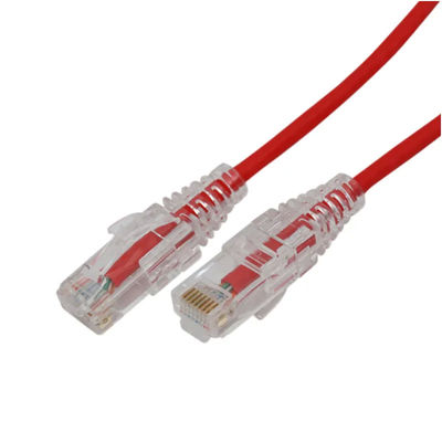 अनुकूलित Cat6A ईथरनेट पैच केबल, S FTP स्लिम पैच कॉर्ड 5m 1m लंबाई के साथ