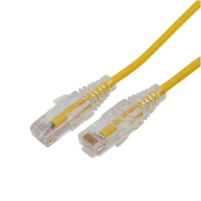 अनुकूलित Cat6A ईथरनेट पैच केबल, S FTP स्लिम पैच कॉर्ड 5m 1m लंबाई के साथ