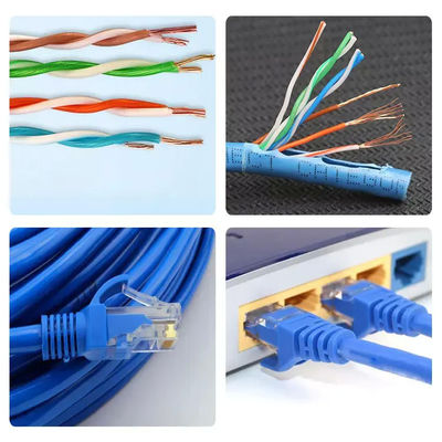 अनुकूलित Cat6A ईथरनेट पैच केबल, S FTP स्लिम पैच कॉर्ड 5m 1m लंबाई के साथ
